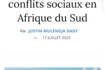 Flux migratoire et conflits sociaux en Afrique du Sud livres_cds_et_dvds