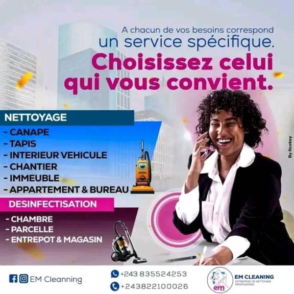 Service de nettoyage industriel 
