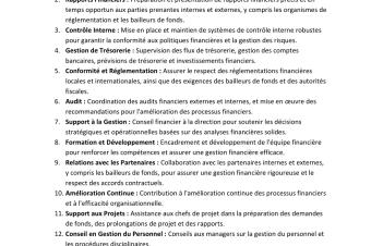 Responsable Financier