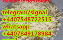 supply Deschloroclotizolam cas 612526-40-6 telegram/signal:+4407548722515 mediacongo