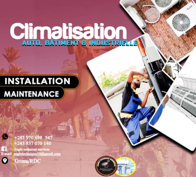 Prestation Travaux dinstallation et maintenance en climatisation 
