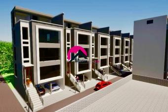 Vente des 2 villas identiques de 168 m disponibles sur 10 avec 3 CHS autonomes terrasse au rooftop 4 places de parking dans une concession aux alentours de Saut de Mouton 24.