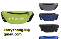 Fashion designer waterproof wholesale custom printed large nylon outdoor running colorful Fanny pack mediacongo