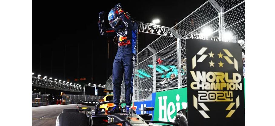 GP de Las Vegas : le néerlandais Max Verstappen sacré champion du monde de F1 pour la 4e fois égalant au passage Prost et Vettel