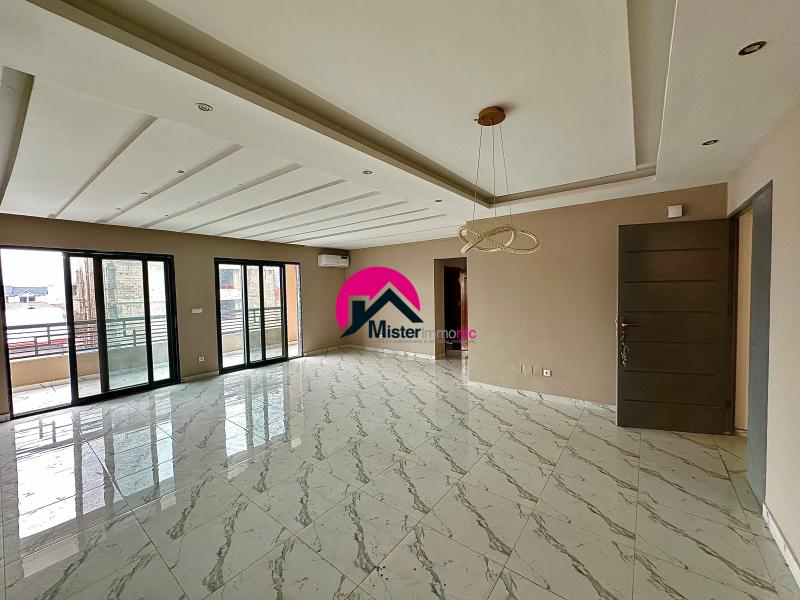 Location des 2 magnifiques apparts identiques des 3CHS dans un beau btiment moderne ayant 4 occupants  Kintambo proximit de lcole Internationale JEWELS.