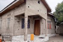 PARCELLE À VENDRE CONTIENNENT UNE GRANDE MAISON À TERRE JAUNE COMMUNE DE LA N'SELE  immobilier_vente_location