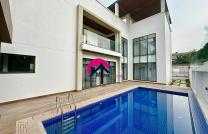 Vente d’une somptueuse villa ultramoderne de RC+2 avec ou sans meubles avec 6CHS, 3 séjours, bureau, parking privatif pour 4 véhicules, dans un cadre discret à Kinshasa-RDC mediacongo