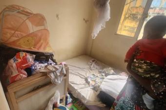 Une maison basse  louer situ  Limete 1 re rue funa sur macadam 