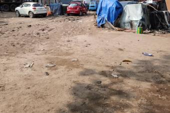 Immense parcelle en vente bien positionn  Limete 1 re rue funa 