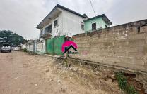 Vente d'une villa historique de 23m x 16m à rénover ou à démolir selon le projet, offrant un revenu locatif de 1.100$. Située à Ngaliema, Binza-Okapi, près de la route principale. mediacongo