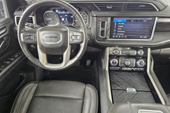 Arrivage GMC Yukon Denali Annee  20212022 Full option  Automatique Steptronique Essence 8 cylindre Demarrage bouton Interior Cuire Siege electrique 2 cte 4