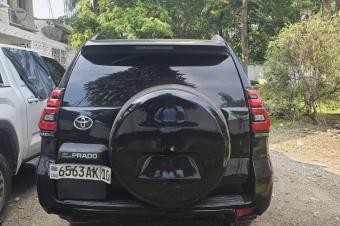 TOYOTA PRADO TX PLAQUE AK10 2018 AUTHENTIQUE  PRIX 25.000 LISOLO MUKIE KK.   MANUELS DIESELS CLIMATISATION IMPECCABLES FULLS OPTIONS LOCALISATION GOMBE