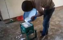 Formation en fabrication de craie scolaire. mediacongo