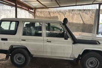 TOYOTA LAND CRUISER Anne de fabr 2024 Sans plaque  5 Portires   Boite Manuel Moteur Diesel 1HZ  6 Cylindre en ligne  Kilomtrage 00Km A 65.000  Localisation mont ngafula