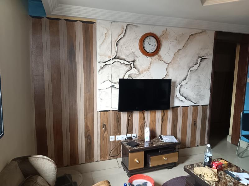 GS13IMMO SARL met  votre disposition la location de cet appartement meubl et dune suite de 3Chambres  coucher CNdjili. Prs du Boulevard Lumumba. Prix location  45Jour.