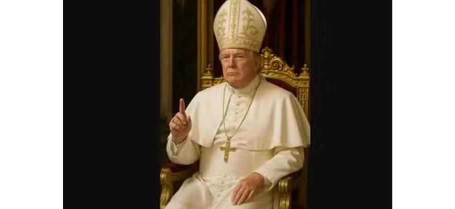 États-Unis : Donald Trump publie un portrait de lui habillé en pape