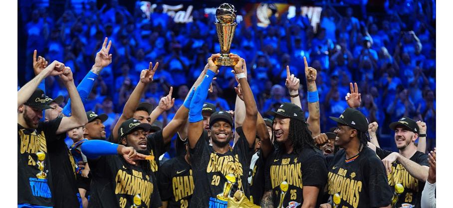 Basketball : Oklahoma City remporte son premier titre NBA après une finale électrique