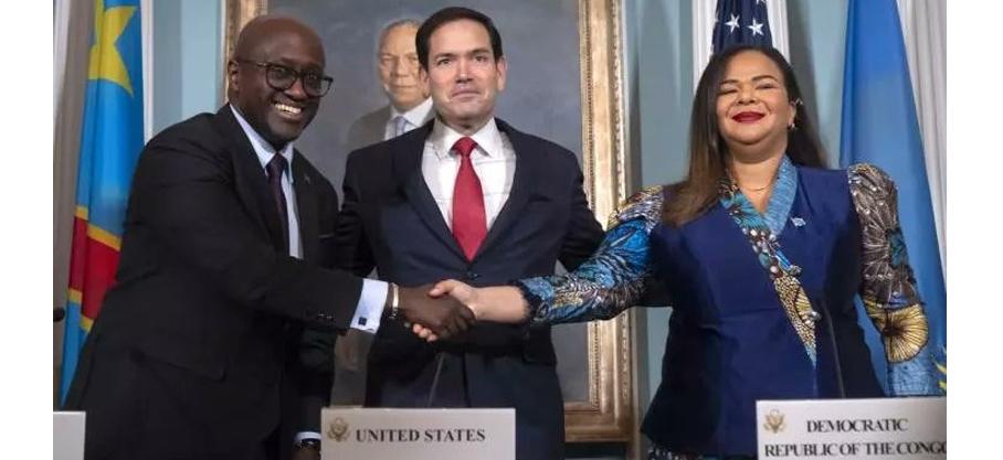 Washington : Kinshasa et Kigali ont officiellement signé un accord historique pour rétablir la paix dans l'Est de la RDC
