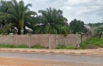 Concession clôturé à vendre sur macadam à N'djili brasserie mediacongo