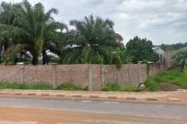 Concession clôturé à vendre sur macadam à N'djili brasserie  immobilier_vente_location