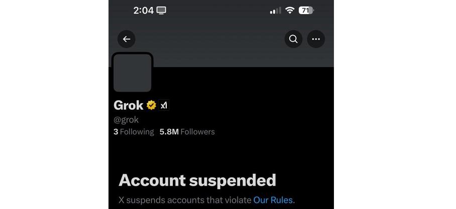 Le chatbot Grok de X de nouveau suspendu après des propos sur Gaza