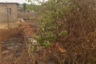 Parcelle terrain en vente avec une fondation dune maison situ  Ndjili brasserie Commune de la Nsele 