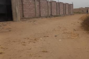 Parcelle terrain en vente avec une fondation dune maison situ  Ndjili brasserie Commune de la Nsele 