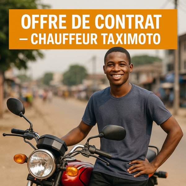 Contrat taxi moto kinshasa 