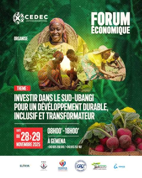 Forum conomique  SudUbangi