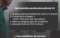 Service d'optimisation CV et Rédaction de Lettre de motivation  mediacongo