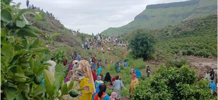 Plus de 1 000 morts dans un glissement de terrain dans un village de l'ouest du Soudan