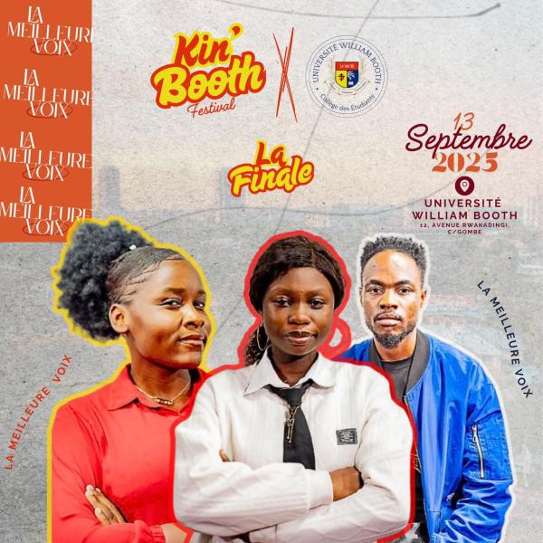 UNIVERSITE WILLIAM BOOTH ORGANISE UN FESTIVAL  LA MEILLEURE VOIX AU FESTIVAL KIN BOOTH