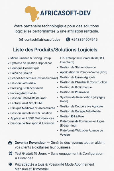 Solutions Logicielles pour Booster Votre Business  Progrmme daffiliation 