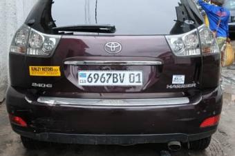 TOYOTA HARRIER PLAQUE BV  PRIX 10.000 LISOLO MUKIE KK.   AUTOMATIQUE ESSENCES KILOMTRAGES TRS FAIBLES CLIMATISATION IMPECCABLES FULLS OPTIONS LOCALISATION