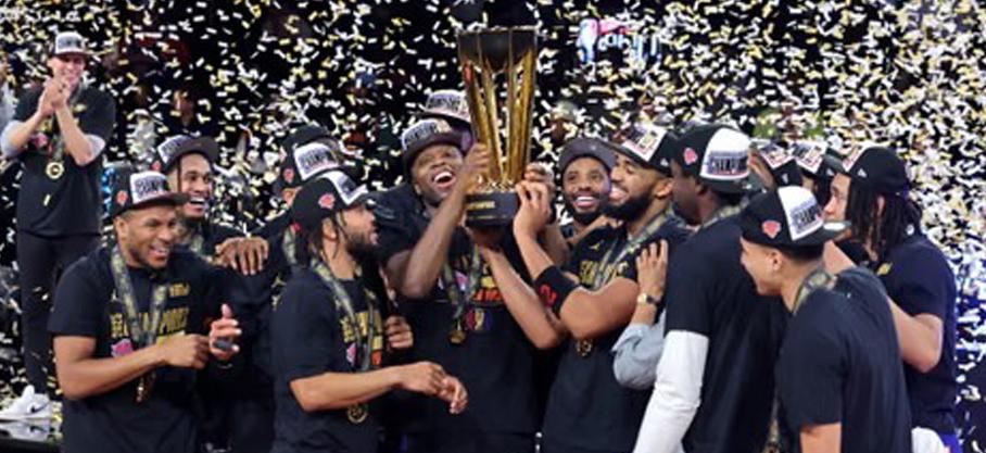 Les Knicks remportent la NBA Cup après un retour victorieux face aux Spurs 