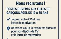 --- *? OFFRE D’EMPLOI* *MUTUALITÉ BOLINGO ASBL* *Avenue Itaga n°41, sur Bokasa, Immeuble Kasereka* Nous recrutons ! *Postes ouvertes aux filles et garçons âgés de 19 à 35 mediacongo