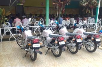 Kwilu  la DINACOPE Kwilu 3 clture un mandat rformateur par la remise de nouvelles motos