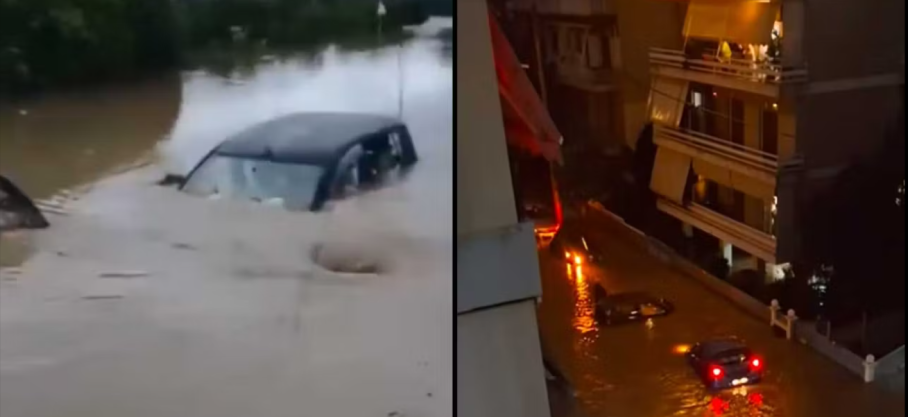 La tempête Byron plonge la Grèce dans le chaos 