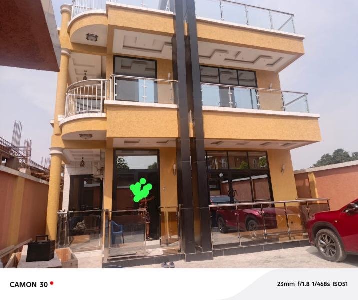 Villa R2 neuve  vendre  Limete 4 Rue rsidentielle