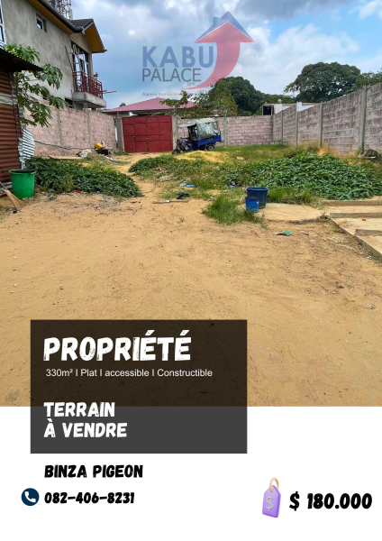 Terrains  vendre  binza pigeon 