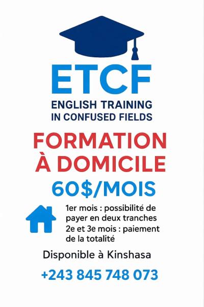 Formation danglais  domicile 