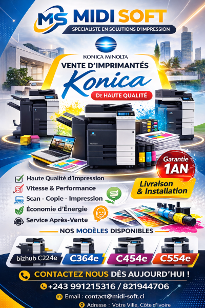Imprimante Konica  Kinshasa 