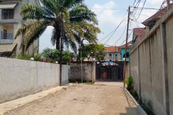 Parcelle R1  vendre  Limete 1re rue Funa Forgeron  150 m avec revenu locatif de 600mois