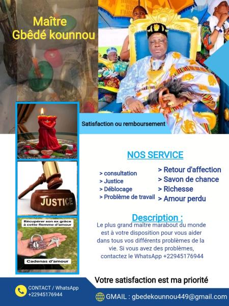 22945176944 le plus grand matre Marabout du monde 