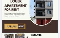 Appartement à louer  mediacongo