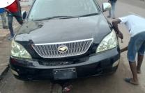 Toyota harrier Sans plaque Couleur d’origine Prix:12500$ à discuter légèrement Contact : 0828482474 mediacongo