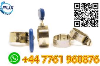 Hose clamps can be seen everywhere Stock