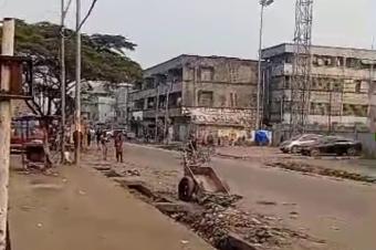 VENTE PARCELLE COMMERCIALE SUR MACADAM  BARUMBU RF. KABINDA