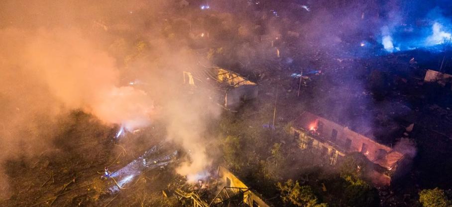 Chine: Au moins 21 morts et 61 blessés et d'importants dégâts matériels dans une puissante déflagration qui a ravagé une usine de feux d’artifice 