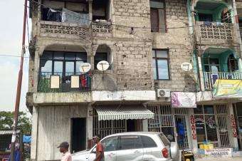 Vente dun immeuble sur Huilerie dans la commune de Kinshasa   Dimension 1312   Revenus mensuels actuels.2.000